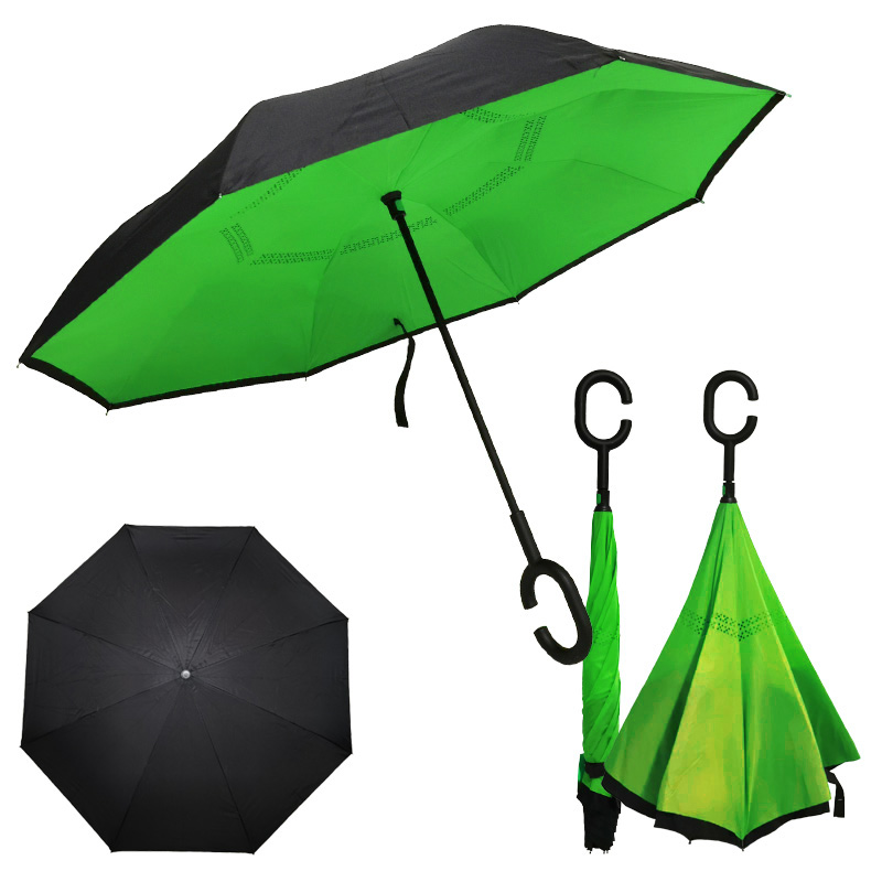 מטריה הפוכה צבע ירוק