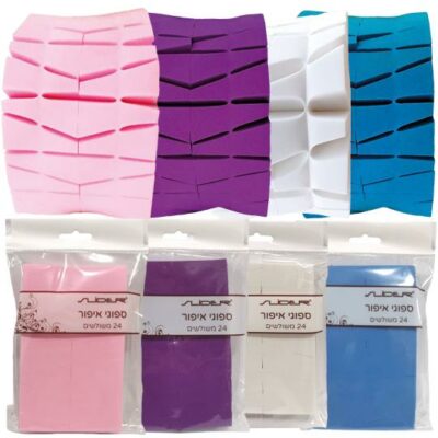 סט 24 משולשי ספוגי איפור